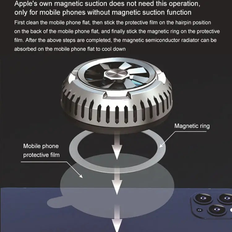 X6 Universal Mini Magnetic Mobile Phone Tablet Computer Semiconductor Radiator