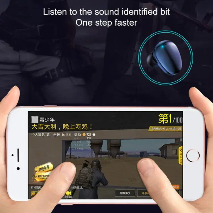 X7 TWS V5.0 Binaural Wireless Stereo Bluetooth Headset with Charging Case and Digital Display