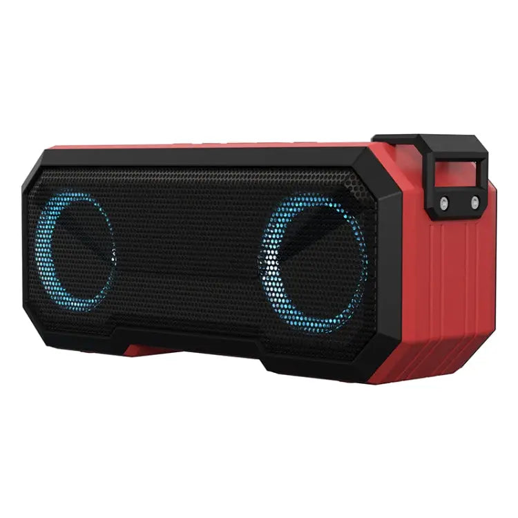 X8 Wireless Bluetooth Speaker IPX7 Waterproof Color Light Subwoofer - Red - Apple Accessories