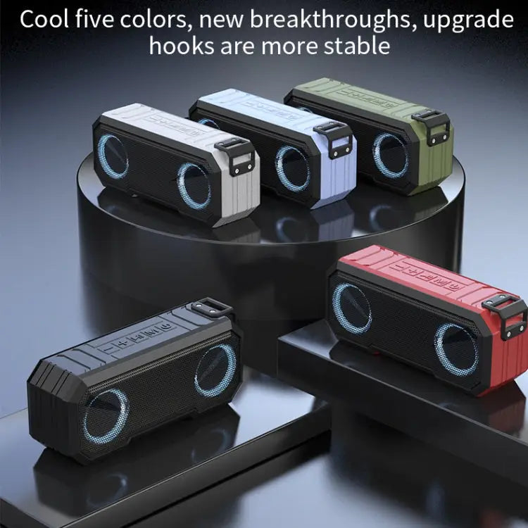 X8 Wireless Bluetooth Speaker IPX7 Waterproof Color Light Subwoofer - Apple Accessories