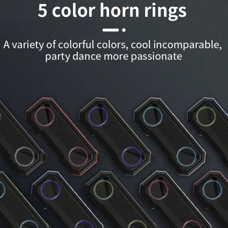X8 Wireless Bluetooth Speaker IPX7 Waterproof Color Light Subwoofer - Apple Accessories