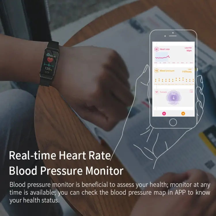 X9 1.14 inches TFT Screen Smart Bracelet IP67 Waterproof Support Step Counting / Call Reminder / Heart Rate Monitoring