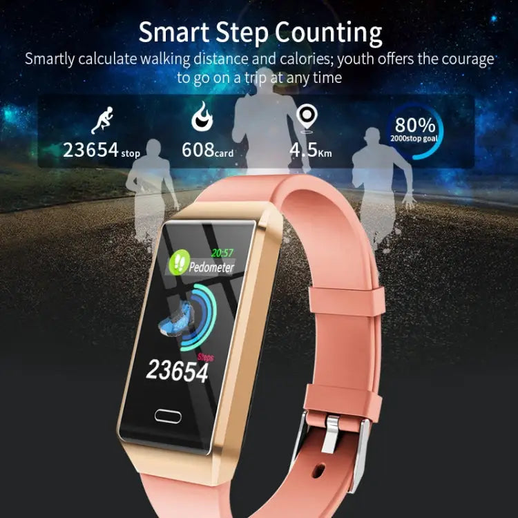 X9 1.14 inches TFT Screen Smart Bracelet IP67 Waterproof Support Step Counting / Call Reminder / Heart Rate Monitoring