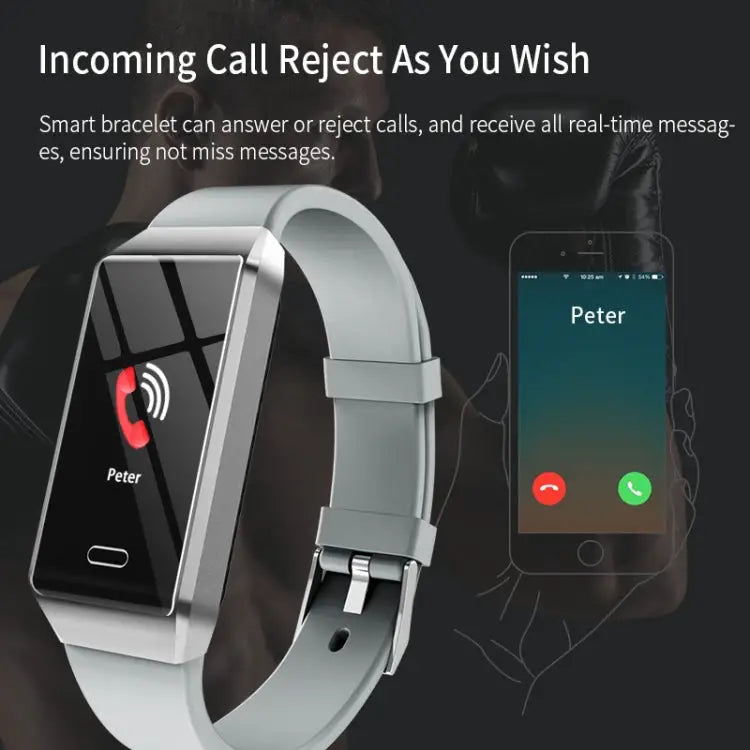 X9 1.14 inches TFT Screen Smart Bracelet IP67 Waterproof Support Step Counting / Call Reminder / Heart Rate Monitoring