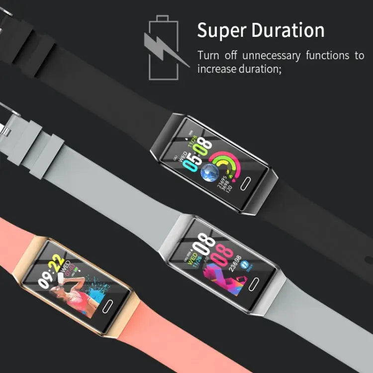 X9 1.14 inches TFT Screen Smart Bracelet IP67 Waterproof Support Step Counting / Call Reminder / Heart Rate Monitoring