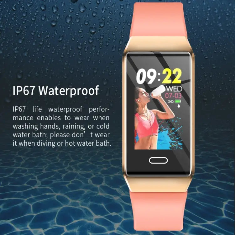 X9 1.14 inches TFT Screen Smart Bracelet IP67 Waterproof Support Step Counting / Call Reminder / Heart Rate Monitoring