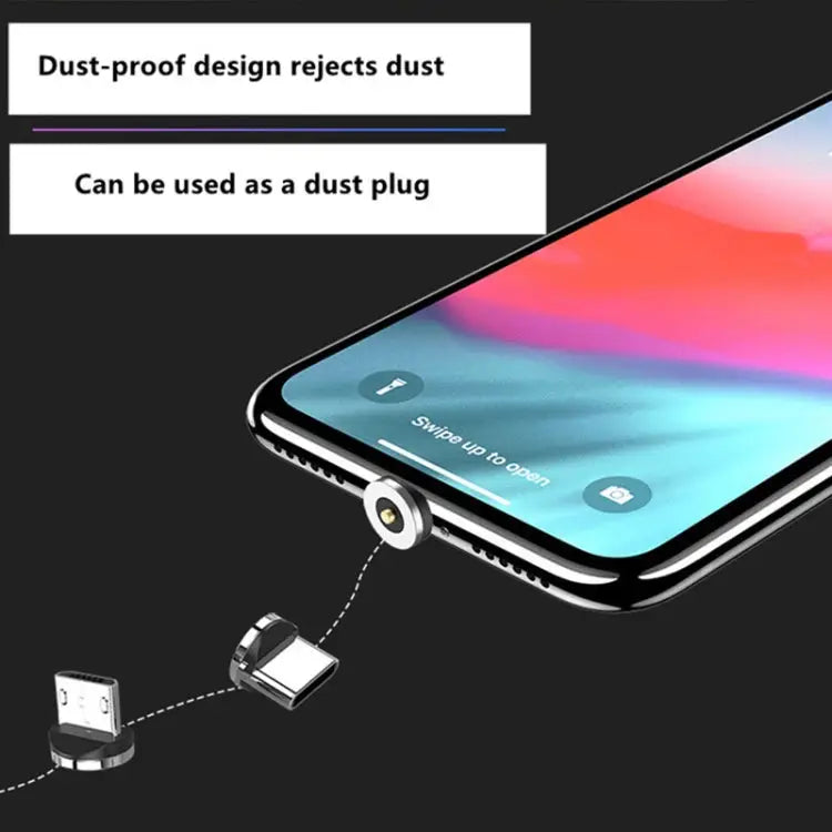 XBX-02 3 in 1 8 Pin + USB-C / Type-C + Micro USB Plug Magnetic Charging Base XBX-02 - XBX-02