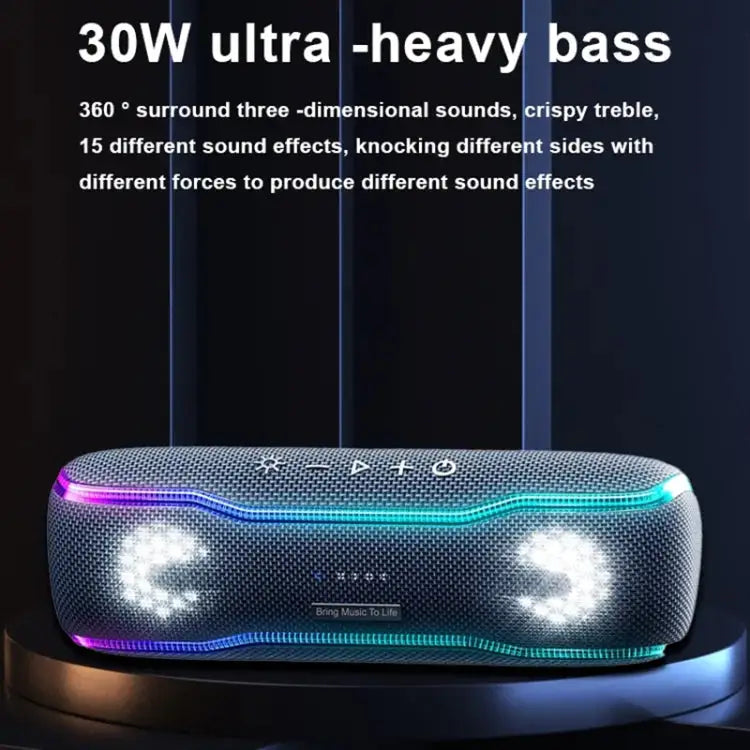 XDOBO BMTL BOSS IPX7 Waterproof Portable Wireless Bluetooth Speaker with RGB Colorful Light & TWS BMTL BOSS - BMTL BOSS
