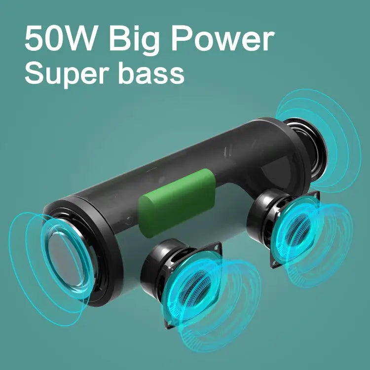 XDOBO Hero 1999 IPX7 Waterproof TWS Wireless Bluetooth Speaker Outdoor Subwoofer Hero 1999 - Hero 1999 - Apple