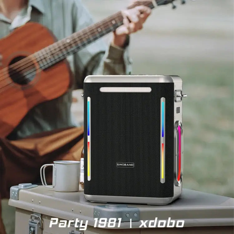XDOBO SINOBAND Party 1981 300W Outdoor Portable TWS Bluetooth Speaker with LED Colorful Light SINOBAND Party 1981