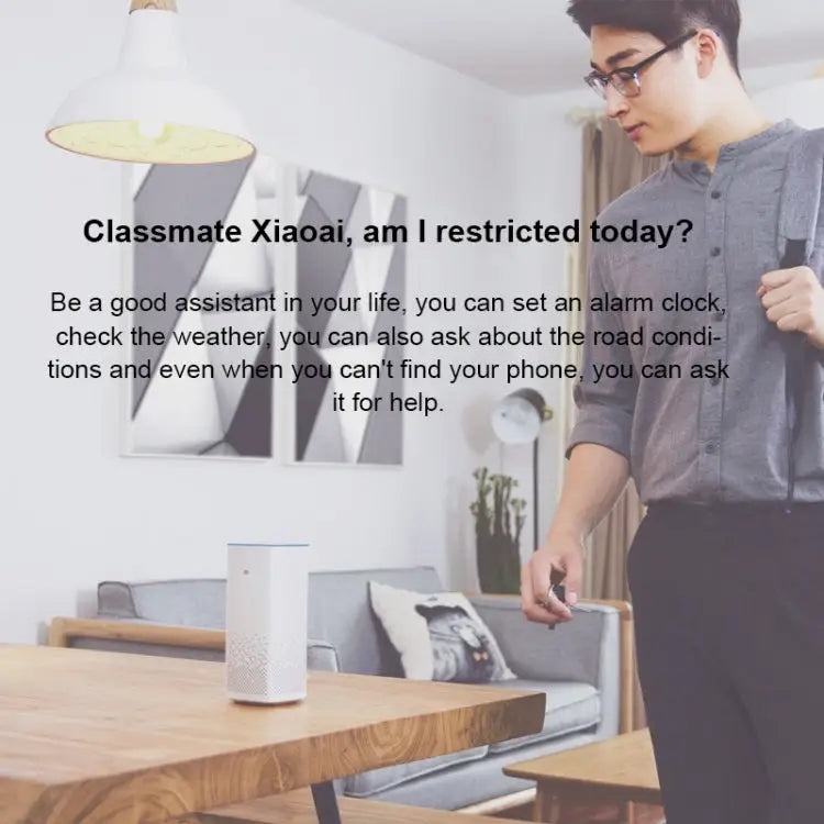 Xiaomi AI Speaker Support Dual-band WiFi & Bluetooth 4.1 & A2DP Music Playback