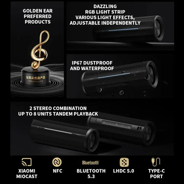 Xiaomi Bluetooth Speaker Support NFC Connection & Bluetooth Call - Apple Accessories