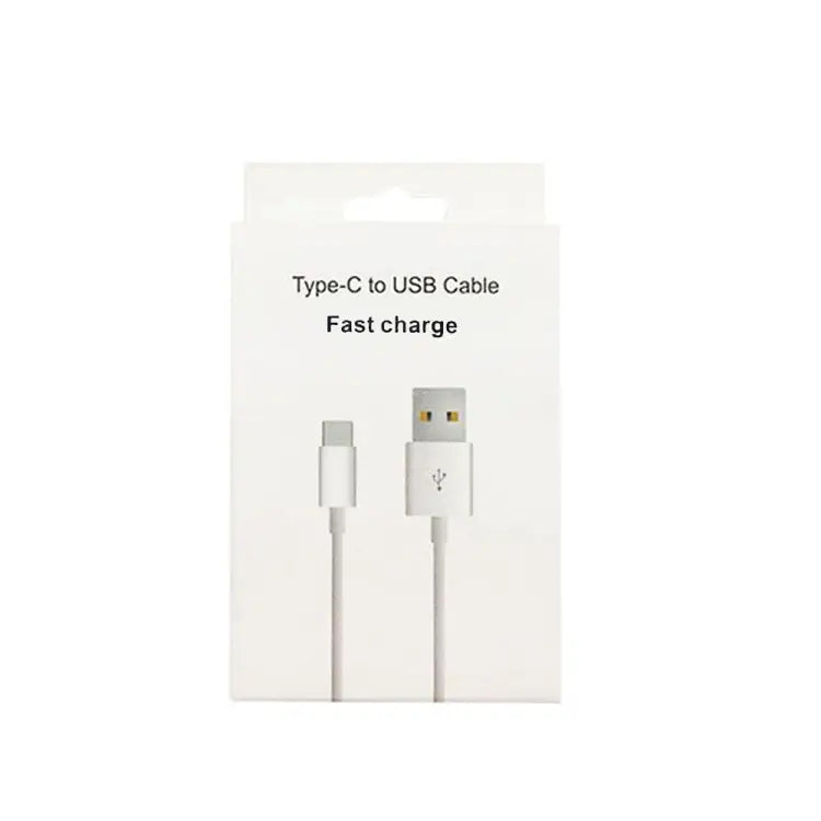 XJ-015 3A USB Male to Type-C / USB-C Male Fast Charging Data Cable Length: 2m - 2m