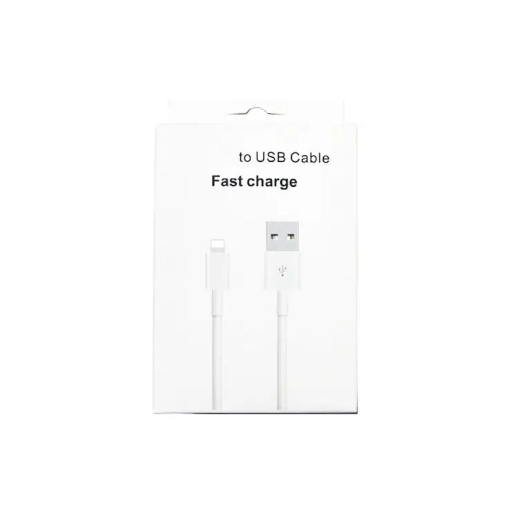 XJ-51 3A USB to 8 Pin Fast Charging Cable for iPhone 12 Series Length: 2m - 2m