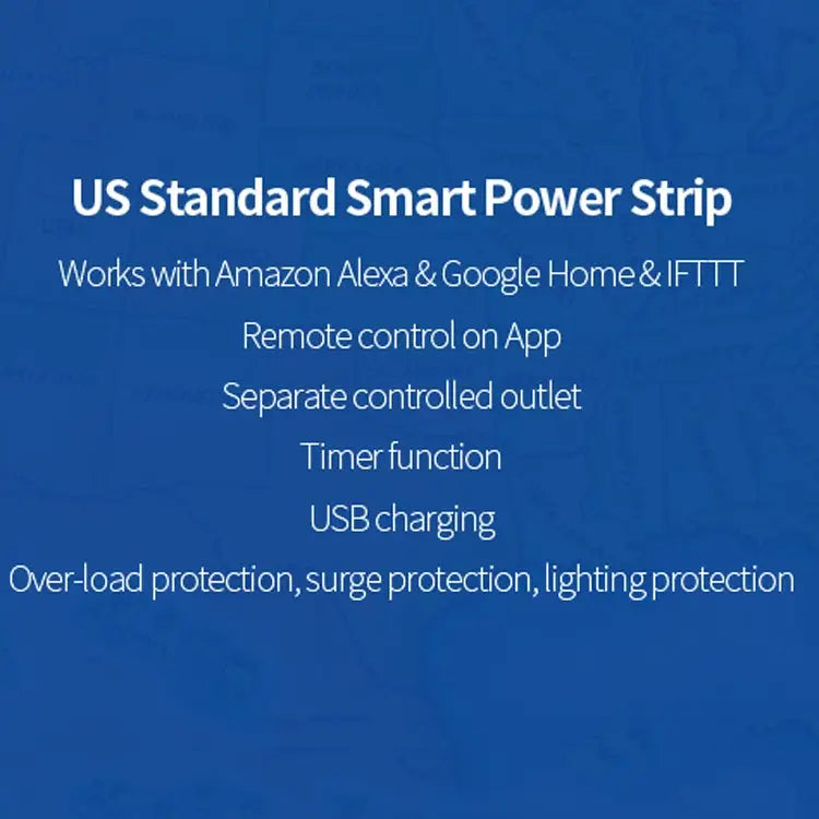 XS-A24 WiFi Smart Power Plug Socket Wireless Remote Control Timer Power Switch with USB Port Compatible with Alexa