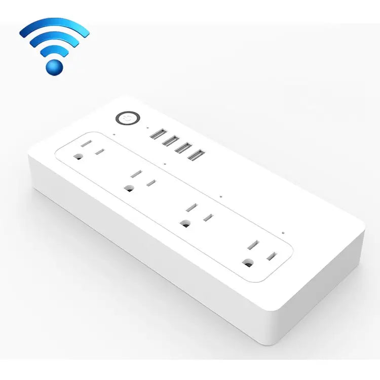 XS-A24 WiFi Smart Power Plug Socket Wireless Remote Control Timer Power Switch with USB Port Compatible with Alexa