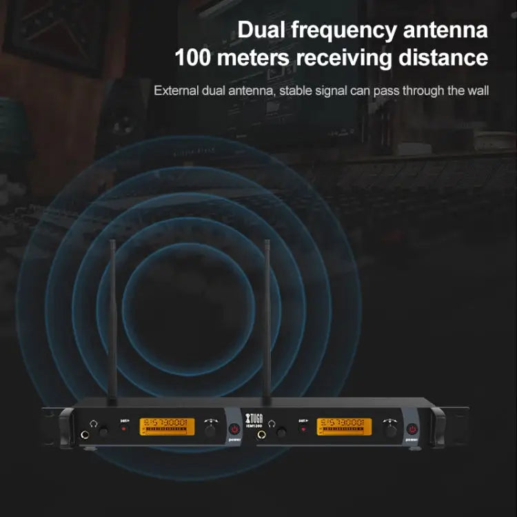 XTUGA IEM1200 Wireless Receiver Bodypack Stage Singer Ear Monitor System - Receiver Bodypack