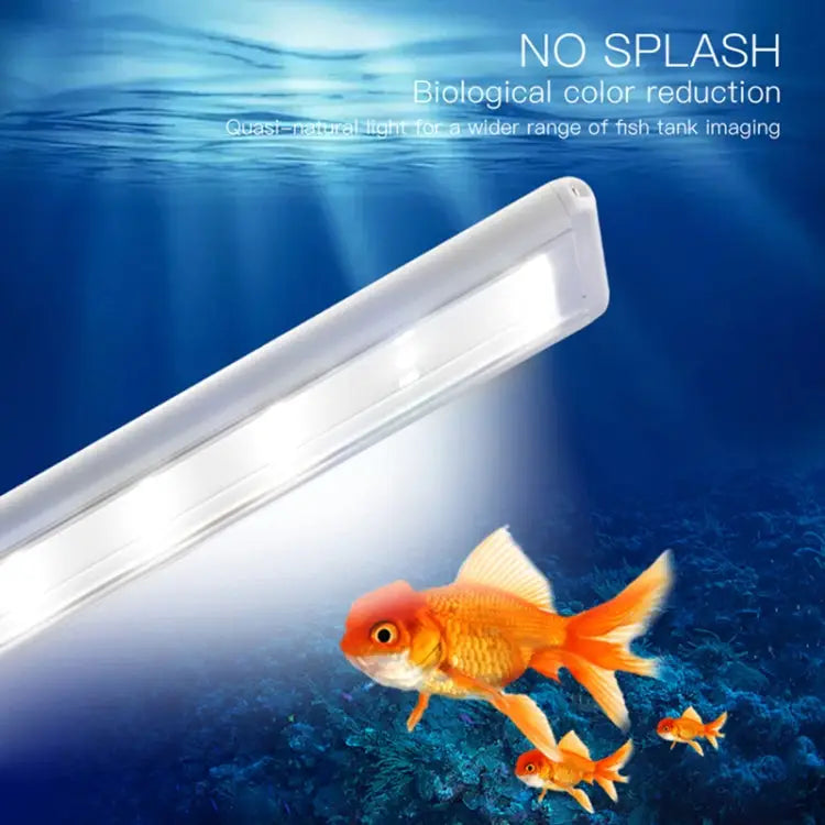 XY-60K Three Rows Aquarium Glass Fish Tank LED Aquatic Bracket Lamp US Plug XY-60K Three Rows