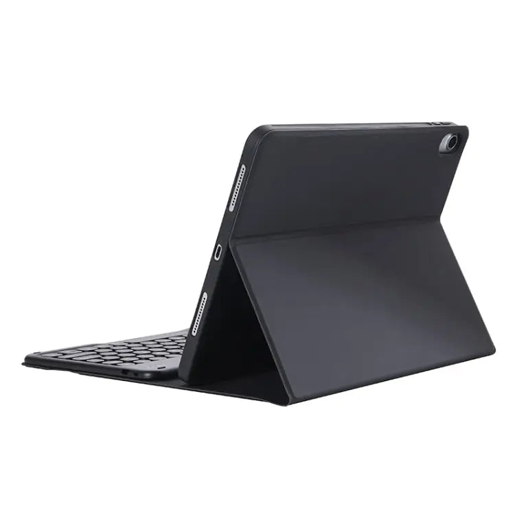 Y-C11B 2021 Detachable Candy Color Skin Texture Round Keycap Bluetooth Keyboard Leather Case with Pen Slot & Stand
