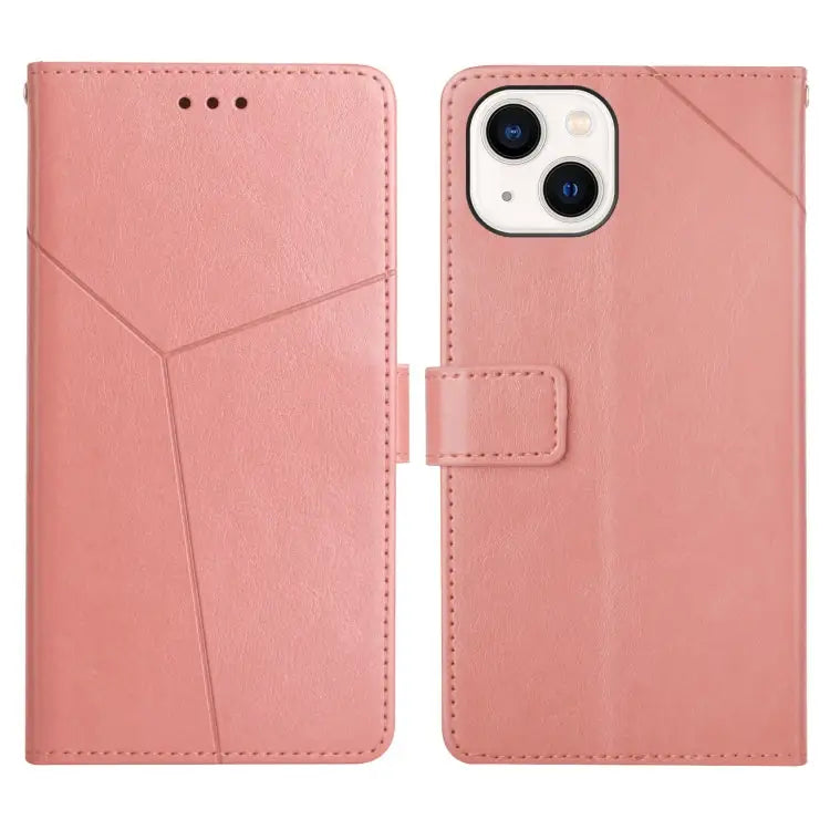 Y Stitching Horizontal Flip Leather Phone Case with Holder & Card Slots & Wallet & Photo Frame For iPhone 12 mini