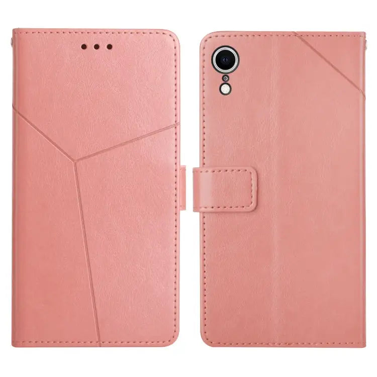 Y Stitching Horizontal Flip Leather Phone Case with Holder & Card Slots & Wallet & Photo Frame For iPhone XS / X