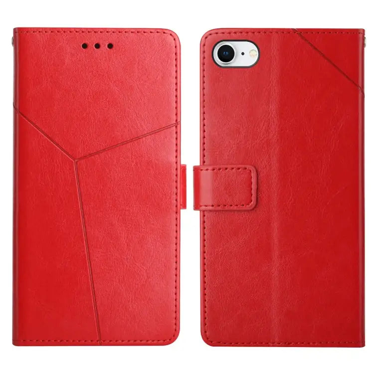 Y Stitching Horizontal Flip Leather Phone Case with Holder & Card Slots & Wallet & Photo Frame For iPhone 13 mini