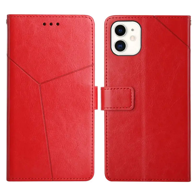 Y Stitching Horizontal Flip Leather Phone Case with Holder & Card Slots & Wallet & Photo Frame For iPhone 8 Plus / 7