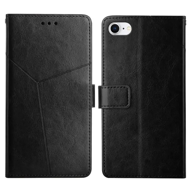 Y Stitching Horizontal Flip Leather Phone Case with Holder & Card Slots & Wallet & Photo Frame For iPhone 13 mini