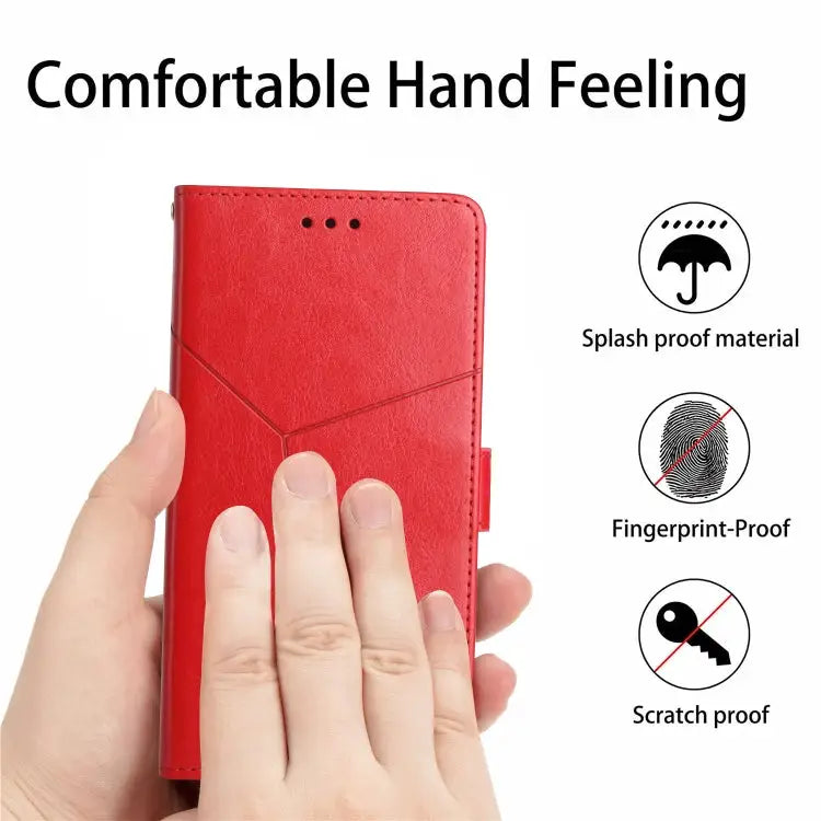 Y Stitching Horizontal Flip Leather Phone Case with Holder & Card Slots & Wallet & Photo Frame For iPhone 12 mini