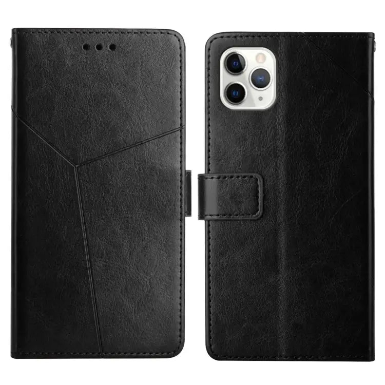 Y Stitching Horizontal Flip Leather Phone Case with Holder & Card Slots & Wallet & Photo Frame For iPhone 12 mini