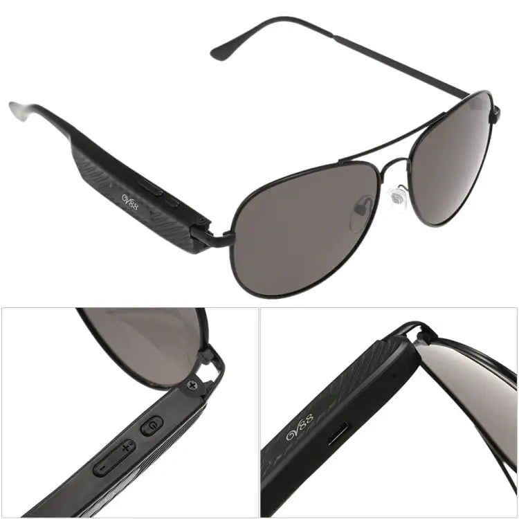 Y88 Wireless Earphone Bluetooth Headset Sunglasses Music Headphones Smart Glasses Earbud Hands-free with Mic