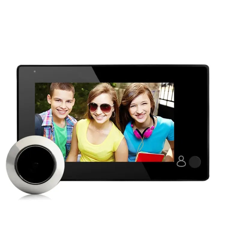 YB-43CH 4.3 inch Screen 1.0MP Security Camera Door Peephole with One-key to Watch Function YB-43CH - YB-43CH