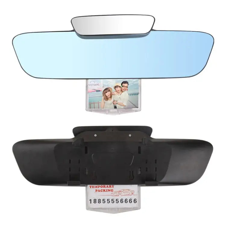 YC-193 Multifunctional Car Interior Rearview Mirror Large Field of Vision Anti-glare Auxiliary Car Blue Mirror - YC-193