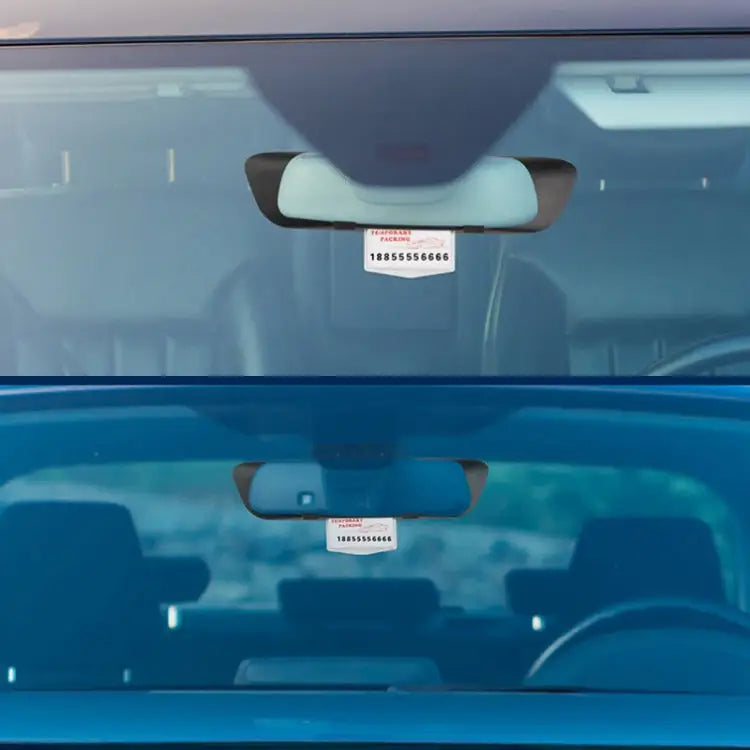 YC-193 Multifunctional Car Interior Rearview Mirror Large Field of Vision Anti-glare Auxiliary Car Blue Mirror - YC-193