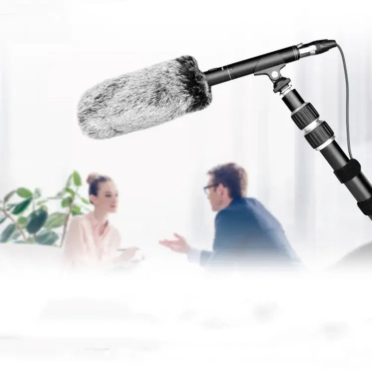 YELANGU YLG9933A MIC07 Professional Interview Condenser Video Shotgun Microphone with 6.5mm Audio Adapter & 3.5mm RXL