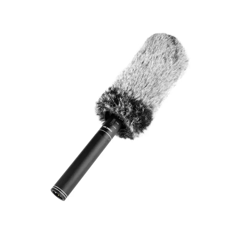 YELANGU YLG9933A MIC07 Professional Interview Condenser Video Shotgun Microphone with 6.5mm Audio Adapter & 3.5mm RXL