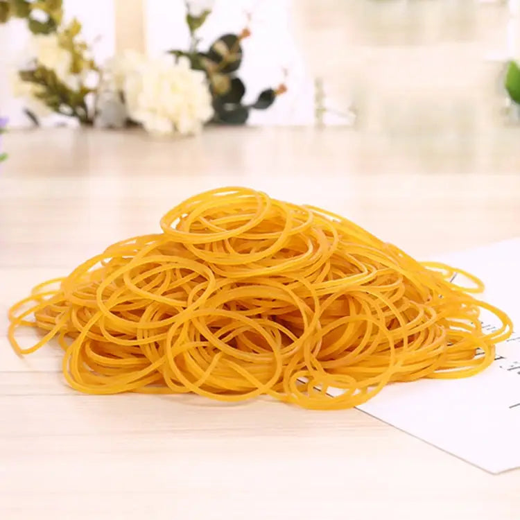 Yellow Sturdy Stretchable Elastic Rubber Bands School Office Supplies Stationery 1KG Per Bag Yellow - Yellow