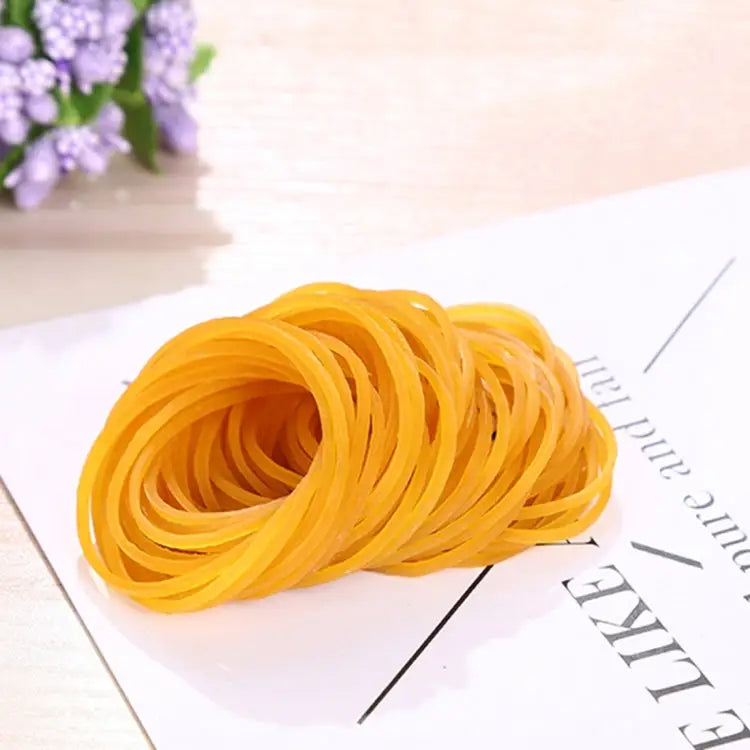 Yellow Sturdy Stretchable Elastic Rubber Bands School Office Supplies Stationery 1KG Per Bag Yellow - Yellow