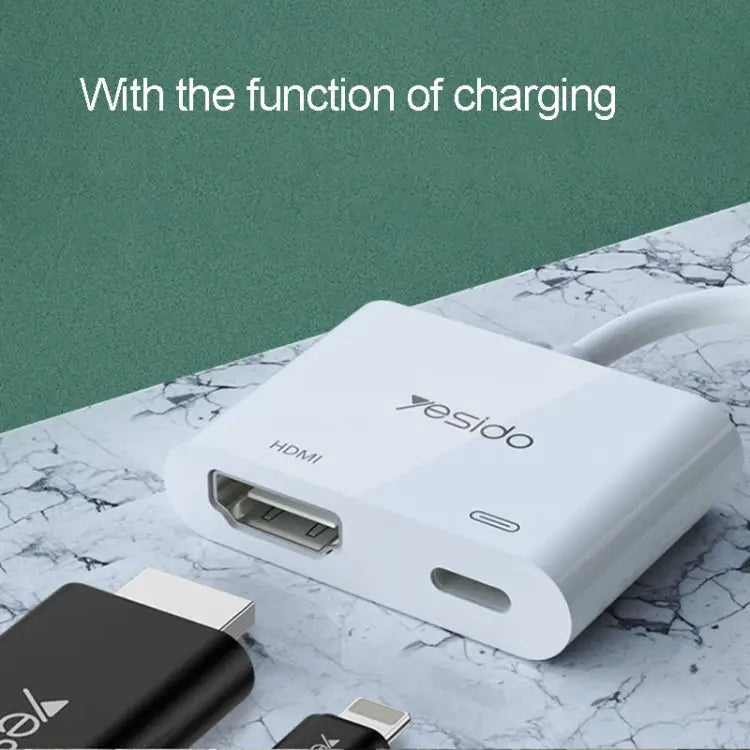 Yesido HM06 8 Pin to HDMI Audio Video Adapter - HM06
