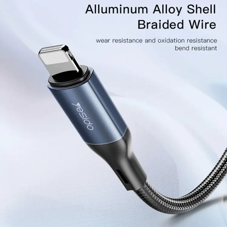 Yesido YAU35 8 Pin to 3.5mm AUX Audio Adapter Cable - YAU35