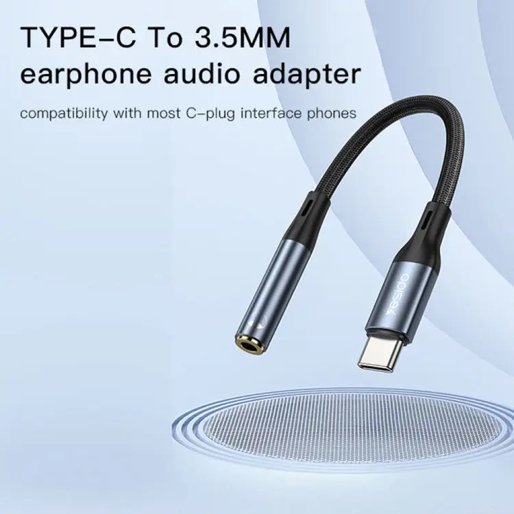 Yesido YAU38 Type-C to 3.5mm Female Audio Adapter - YAU38