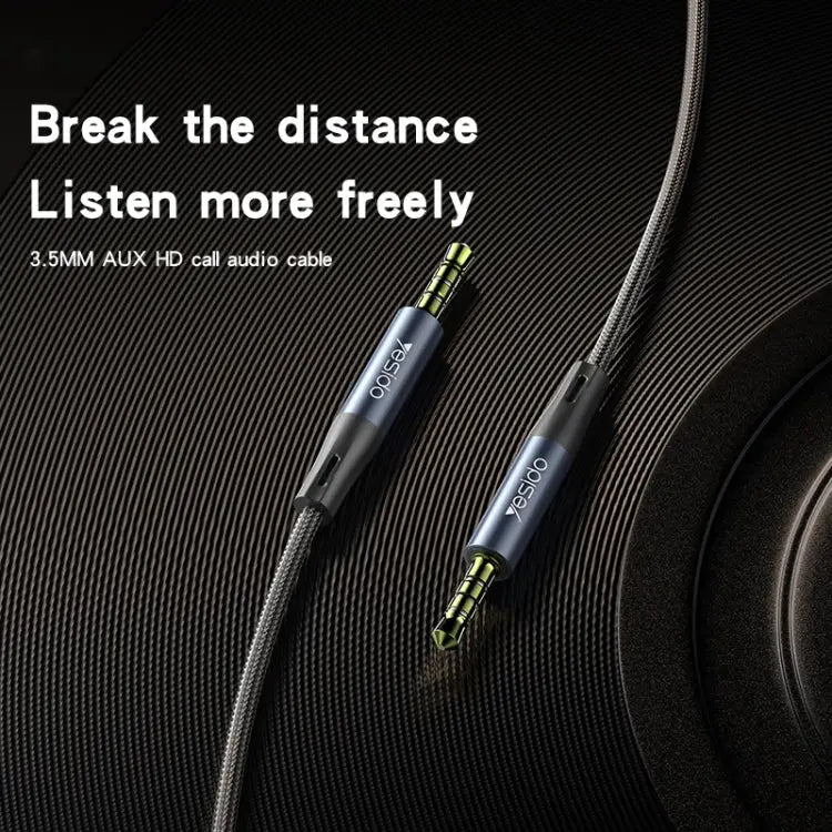Yesido YAU43 3.5mm to 3.5mm AUX Audio Adapter Cable Length: 1m YAU43 - YAU43 - Apple Accessories