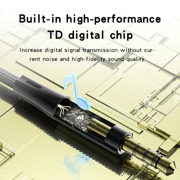 Yesido YAU43 3.5mm to 3.5mm AUX Audio Adapter Cable Length: 1m YAU43 - YAU43 - Apple Accessories