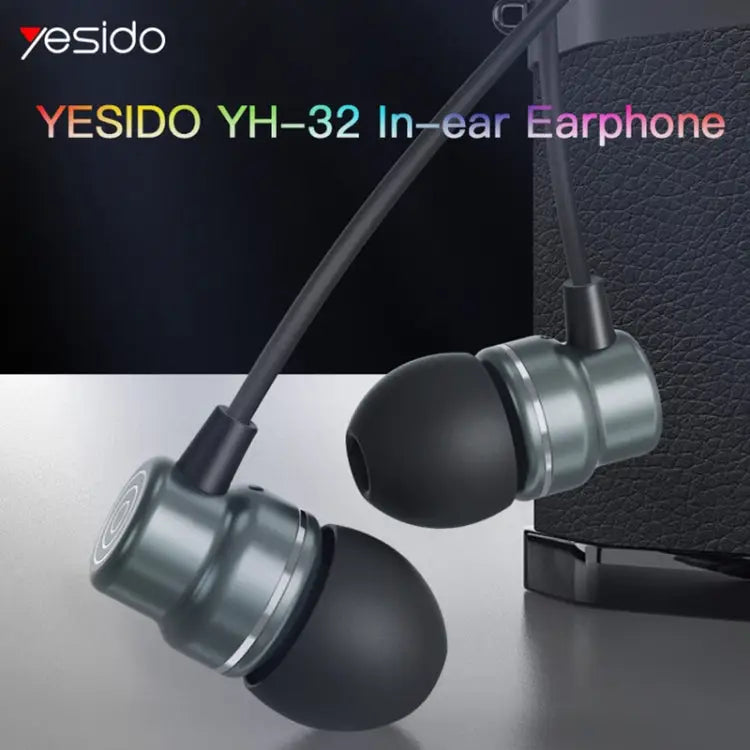 Yesido YH32 3.5mm In-Ear Wired Earphone Length: 1.2m - YH32