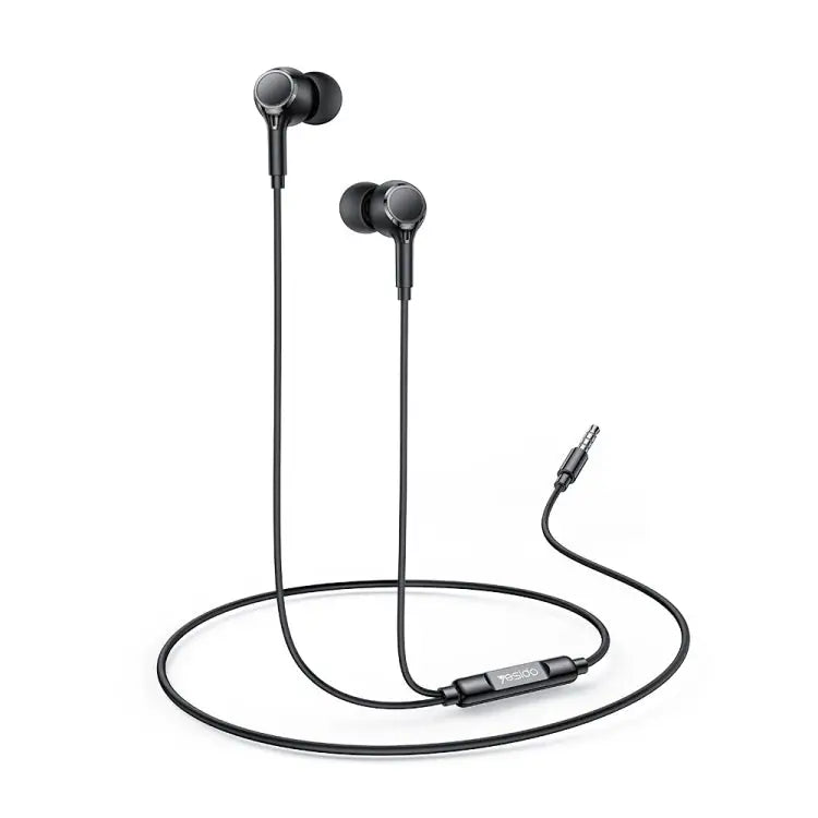 Yesido YH53 3.5mm In-Ear Wired Earphone Length: 1.2m YH53 - YH53 / Black - Apple Accessories