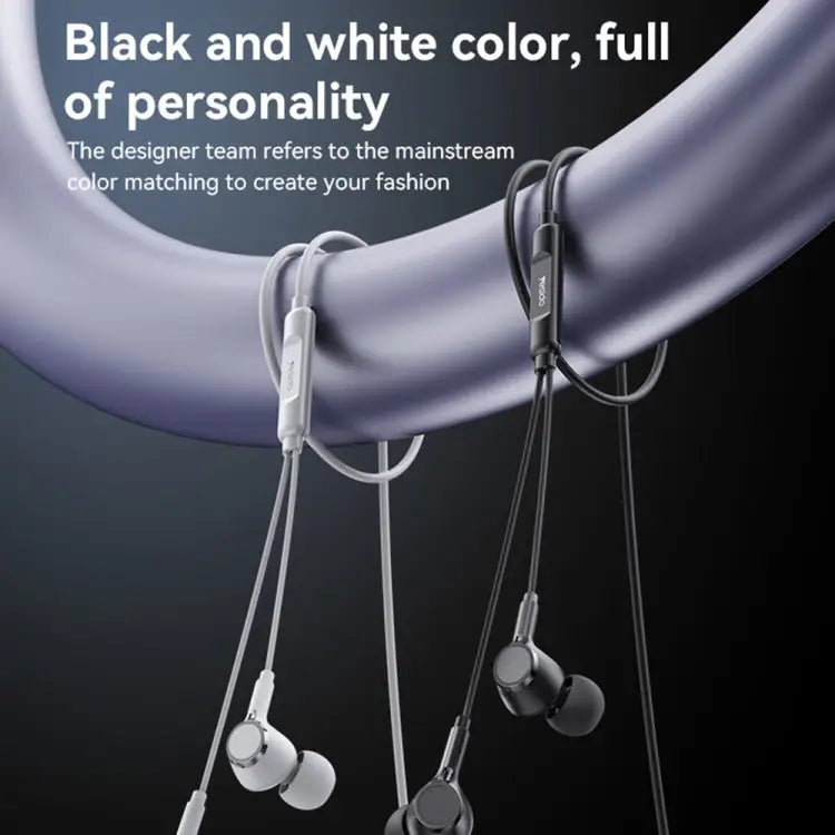 Yesido YH53 3.5mm In-Ear Wired Earphone Length: 1.2m YH53 - YH53 / Black - Apple Accessories