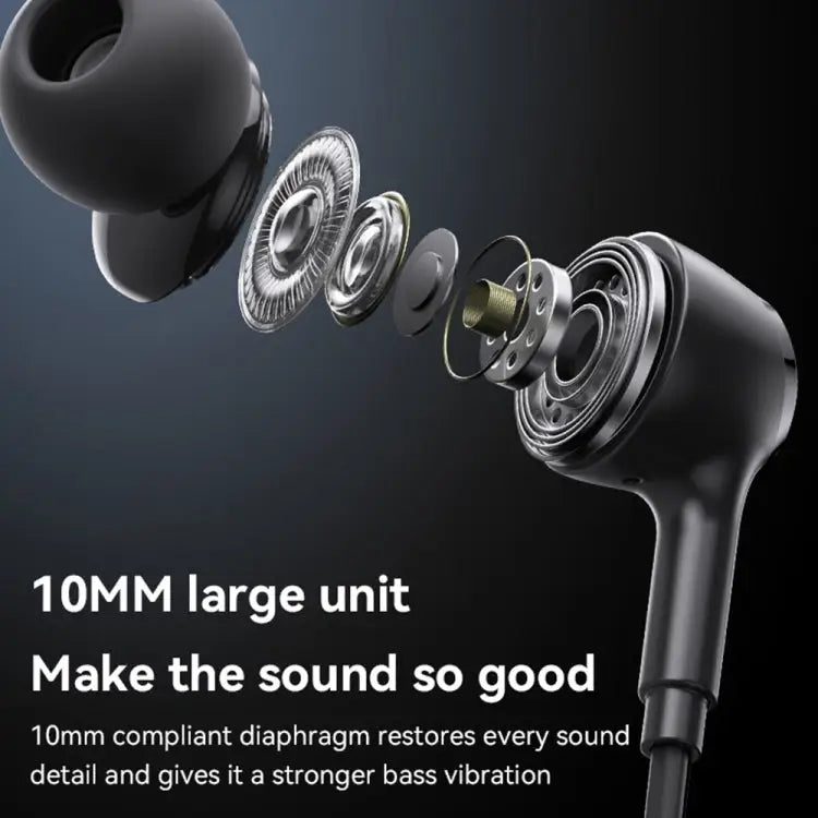 Yesido YH53 3.5mm In-Ear Wired Earphone Length: 1.2m YH53 - YH53 / Black - Apple Accessories