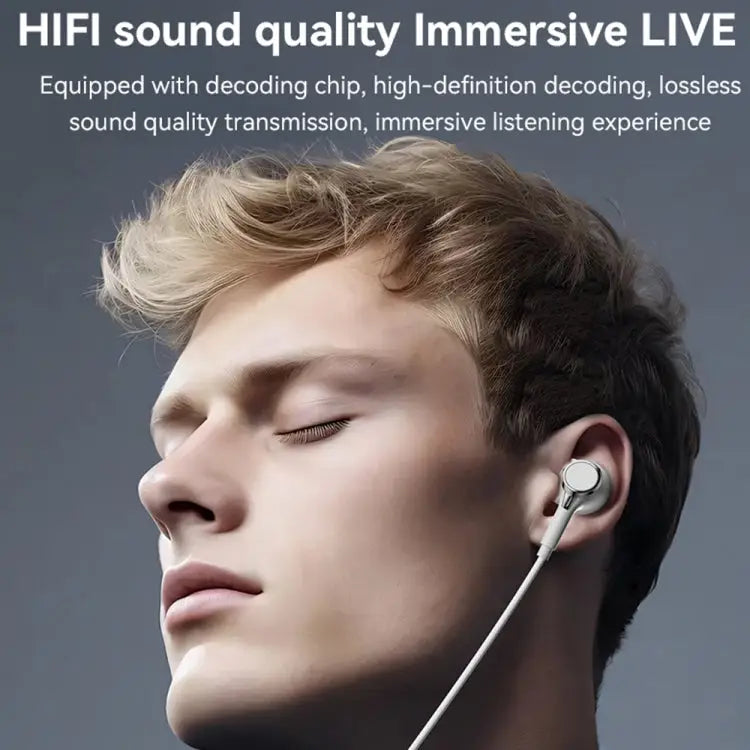 Yesido YH53 3.5mm In-Ear Wired Earphone Length: 1.2m YH53 - YH53 / Black - Apple Accessories