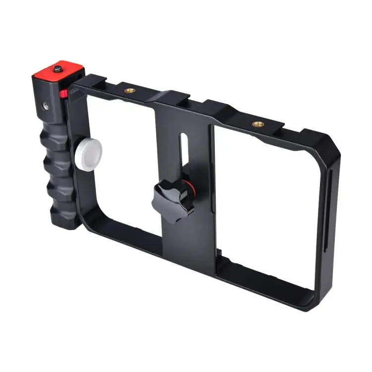 YLG0901B Vlogging Live Broadcast Smartphone Plastic Cage Video Rig Filmmaking Recording Handle Stabilizer Bracket