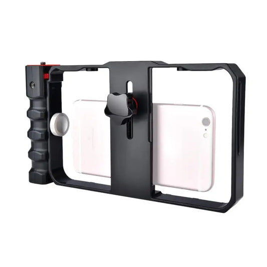 YLG0901B Vlogging Live Broadcast Smartphone Plastic Cage Video Rig Filmmaking Recording Handle Stabilizer Bracket